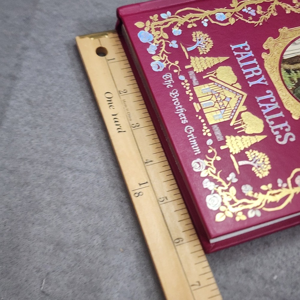 Barnes & Noble Grimm's Fairy Tales Magenta Gold Foil Hardcover Book 2015 Edition - Picture 10 of 10